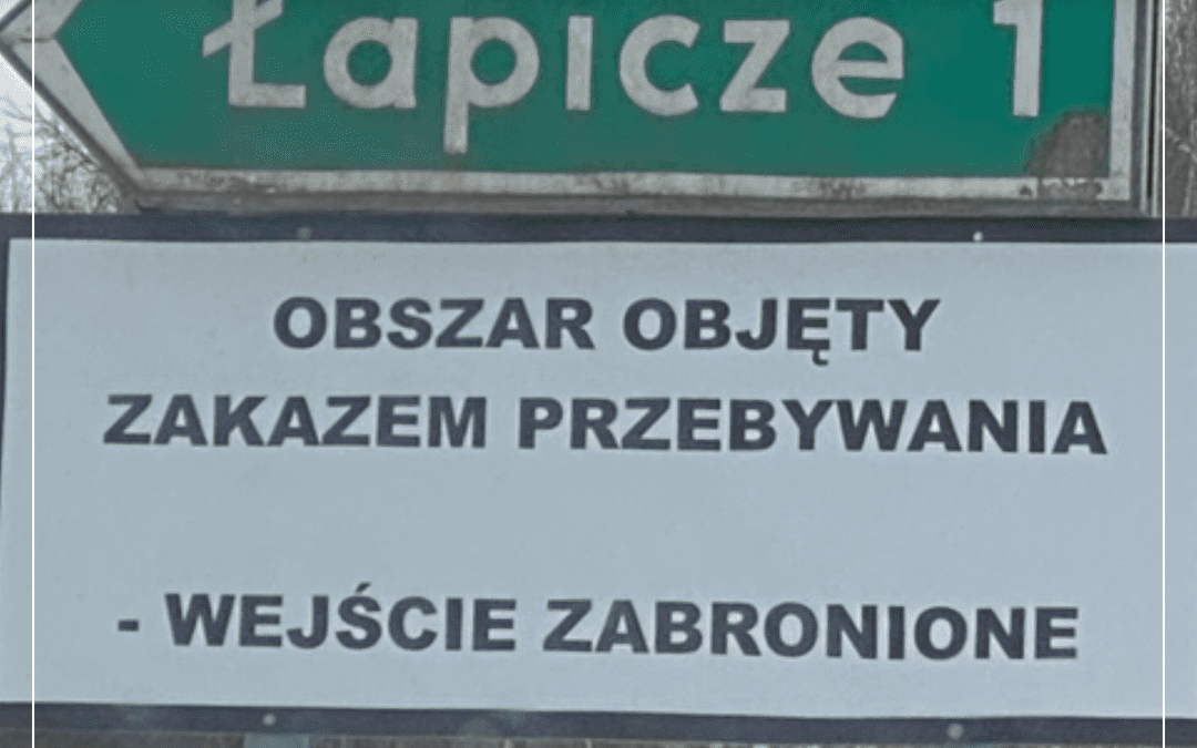 Teren objęty stanem wyjątkowym od 2.09.2021r